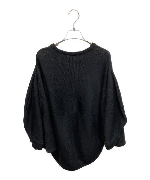 MAISON CIRCLE（メゾンサークル）MAISON CIRCLE (メゾンサークル) 薄手ニット ブラック サイズ:Freeの古着・服飾アイテム
