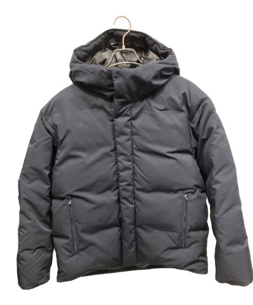 BEAUTY&YOUTH（ビューティーアンドユース）BEAUTY&YOUTH (ビューティーアンドユース) 小松マテーレ リラックスフード ダウンジャケット ネイビー サイズ:Lの古着・服飾アイテム