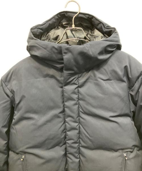 BEAUTY&YOUTH（ビューティーアンドユース）BEAUTY&YOUTH (ビューティーアンドユース) 小松マテーレ リラックスフード ダウンジャケット ネイビー サイズ:Lの古着・服飾アイテム