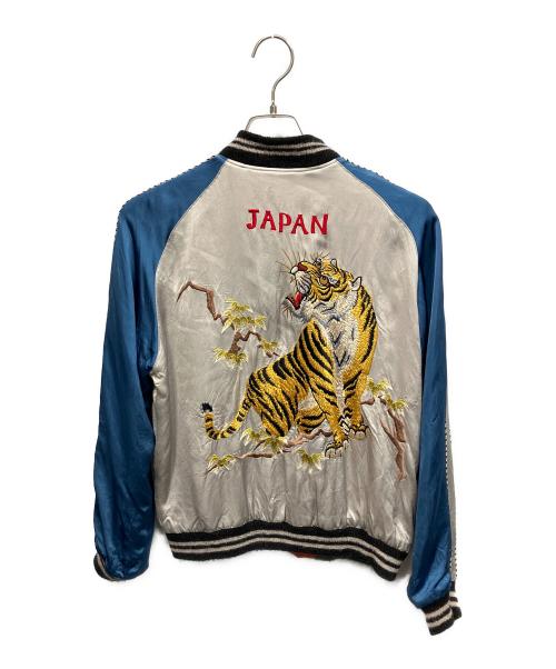 TAILOR 東洋（テーラー東洋）TAILOR 東洋 (テーラー東洋) リバーシブルスカジャン グレー×オレンジ サイズ:不明の古着・服飾アイテム