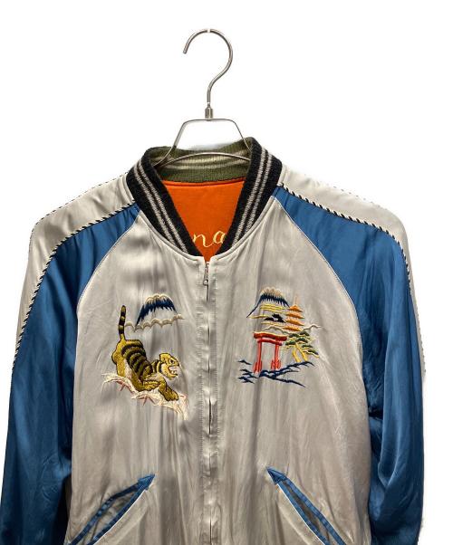 TAILOR 東洋（テーラー東洋）TAILOR 東洋 (テーラー東洋) リバーシブルスカジャン グレー×オレンジ サイズ:中の古着・服飾アイテム