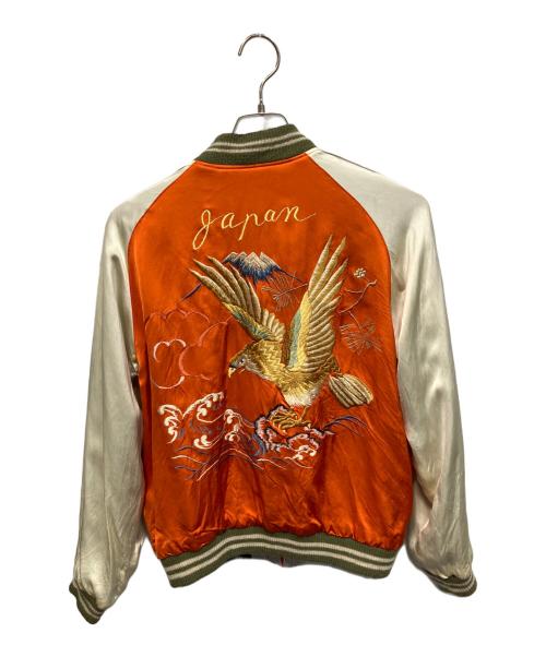 TAILOR 東洋（テーラー東洋）TAILOR 東洋 (テーラー東洋) リバーシブルスカジャン グレー×オレンジ サイズ:不明の古着・服飾アイテム