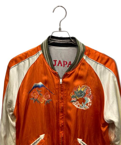 TAILOR 東洋（テーラー東洋）TAILOR 東洋 (テーラー東洋) リバーシブルスカジャン グレー×オレンジ サイズ:不明の古着・服飾アイテム