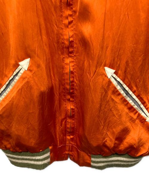 TAILOR 東洋（テーラー東洋）TAILOR 東洋 (テーラー東洋) リバーシブルスカジャン グレー×オレンジ サイズ:中の古着・服飾アイテム