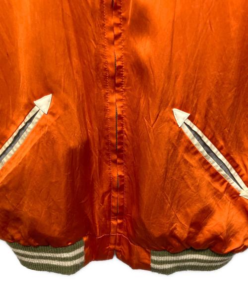 TAILOR 東洋（テーラー東洋）TAILOR 東洋 (テーラー東洋) リバーシブルスカジャン グレー×オレンジ サイズ:不明の古着・服飾アイテム