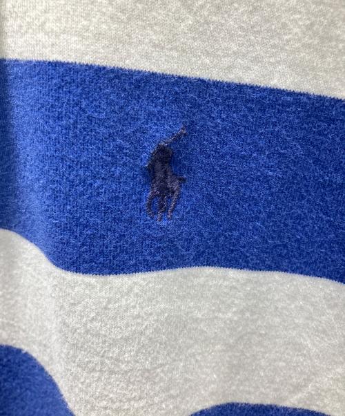 POLO RALPH LAUREN（ポロ・ラルフローレン）POLO RALPH LAUREN (ポロ・ラルフローレン) ラガーシャツ ホワイト×ブルー サイズ:Mの古着・服飾アイテム