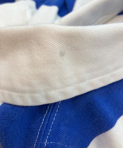 POLO RALPH LAUREN（ポロ・ラルフローレン）POLO RALPH LAUREN (ポロ・ラルフローレン) ラガーシャツ ホワイト×ブルー サイズ:Mの古着・服飾アイテム
