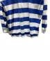 中古・古着 POLO RALPH LAUREN (ポロ・ラルフローレン) ラガーシャツ ホワイト×ブルー サイズ:M：4500円