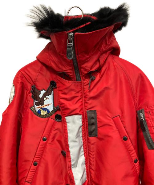 BUZZ RICKSON'S（バズリクソンズ）BUZZ RICKSON'S (バズリクソンズ) N-3Bタイプコート レッド サイズ:Sの古着・服飾アイテム