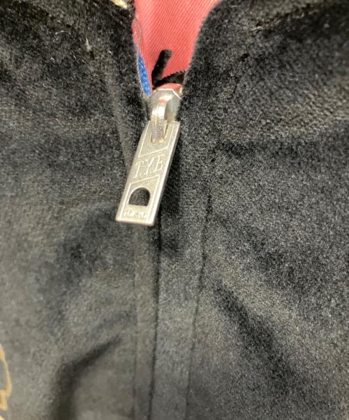 TAILOR東洋（テーラートウヨウ）TAILOR東洋 (テーラートウヨウ) WHITE TIGER×LANDSCAPE 別珍 VELVETEEN SOUVENIR JACKET ブラック サイズ:Mの古着・服飾アイテム