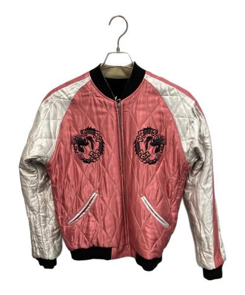 TAILOR東洋（テーラートウヨウ）TAILOR東洋 (テーラートウヨウ) WHITE TIGER×LANDSCAPE 別珍 VELVETEEN SOUVENIR JACKET ブラック サイズ:Mの古着・服飾アイテム