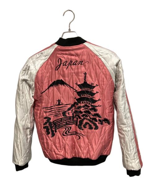 TAILOR東洋（テーラートウヨウ）TAILOR東洋 (テーラートウヨウ) WHITE TIGER×LANDSCAPE 別珍 VELVETEEN SOUVENIR JACKET ブラック サイズ:Mの古着・服飾アイテム