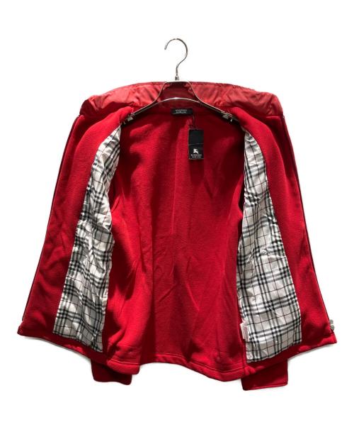 BURBERRY BLACK LABEL（バーバリーブラックレーベル）BURBERRY BLACK LABEL (バーバリーブラックレーベル) フリースジャケット レッド サイズ:2の古着・服飾アイテム