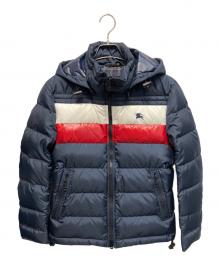 BURBERRY BLACK LABEL（バーバリーブラックレーベル）の古着「ダウンジャケット」｜ネイビー