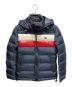 BURBERRY BLACK LABEL（バーバリーブラックレーベル）の古着「ダウンジャケット」｜ネイビー