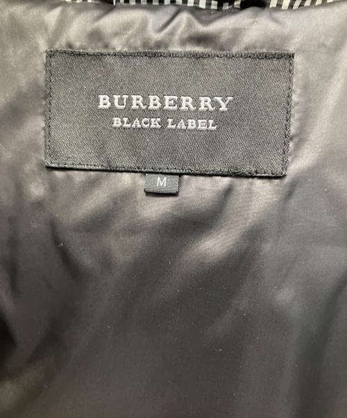 BURBERRY BLACK LABEL（バーバリーブラックレーベル）BURBERRY BLACK LABEL (バーバリーブラックレーベル) チェック ダウンジャケット ホワイト×ブラック サイズ:Mの古着・服飾アイテム