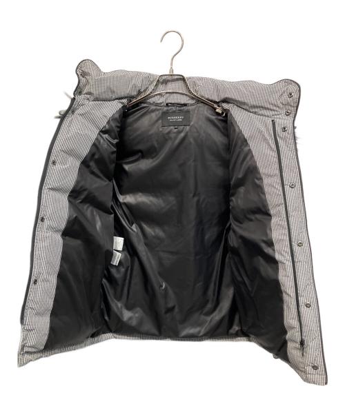 BURBERRY BLACK LABEL（バーバリーブラックレーベル）BURBERRY BLACK LABEL (バーバリーブラックレーベル) チェック ダウンジャケット ホワイト×ブラック サイズ:Mの古着・服飾アイテム