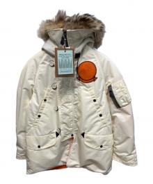 BUZZ RICKSON'S（バズリクソンズ）の古着「プリマロフト suspension × JOURNAL STANDARD N-3Bタイプコート」｜ホワイト