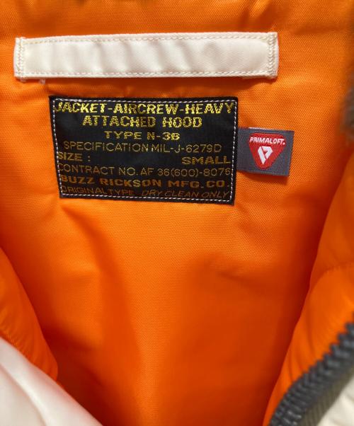 BUZZ RICKSON'S（バズリクソンズ）BUZZ RICKSON'S (バズリクソンズ) プリマロフト suspension × JOURNAL STANDARD N-3Bタイプコート ホワイト サイズ:Sの古着・服飾アイテム