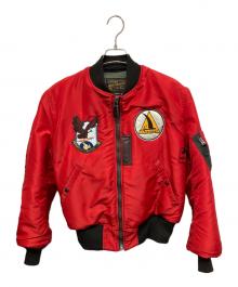 BUZZ RICKSON'S（バズリクソンズ）の古着「MA-1ジャケット」｜レッド