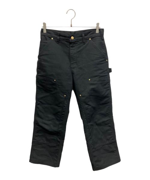 CarHartt（カーハート）CarHartt (カーハート) ダブルフロント ダック ペインターパンツ ブラック サイズ:W30の古着・服飾アイテム