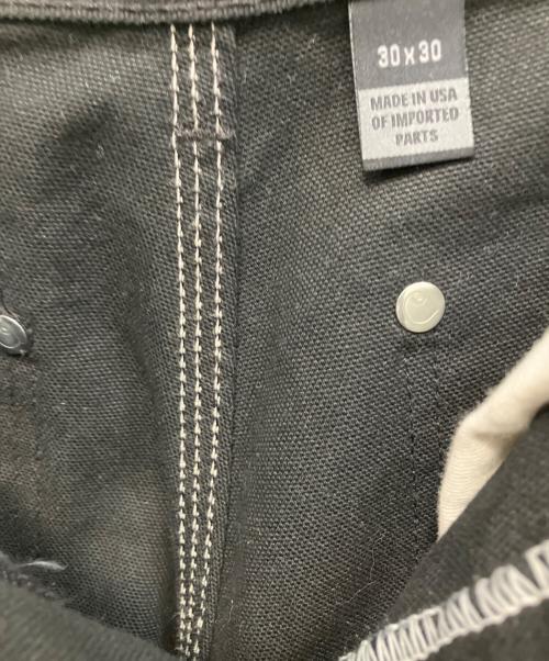 CarHartt（カーハート）CarHartt (カーハート) ダブルフロント ダック ペインターパンツ ブラック サイズ:W30の古着・服飾アイテム