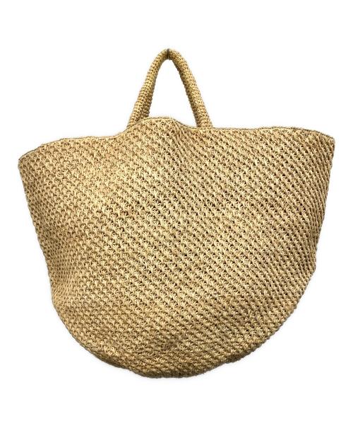 Sans-Arcidet（サン・アルシデ）Sans-Arcidet (サン・アルシデ) ラフィアトートバッグ ナチュラルの古着・服飾アイテム