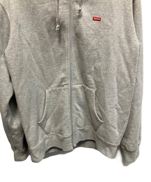 SUPREME（シュプリーム）SUPREME (シュプリーム) 18SS CONTRAST ZIP UP HOODED SWEATSHIRT ライトグレー サイズ:Lの古着・服飾アイテム