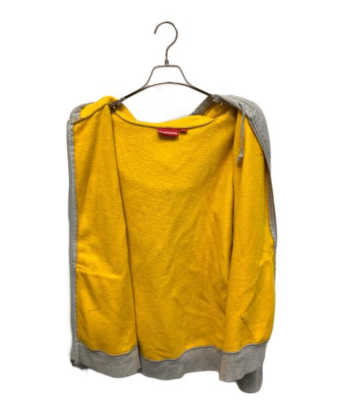 SUPREME（シュプリーム）SUPREME (シュプリーム) 18SS CONTRAST ZIP UP HOODED SWEATSHIRT ライトグレー サイズ:Lの古着・服飾アイテム