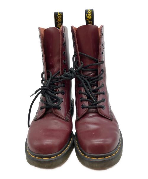 Dr.Martens（ドクターマーチン）Dr.Martens (ドクターマーチン) 10ホールブーツ チェリーレッド サイズ:38の古着・服飾アイテム