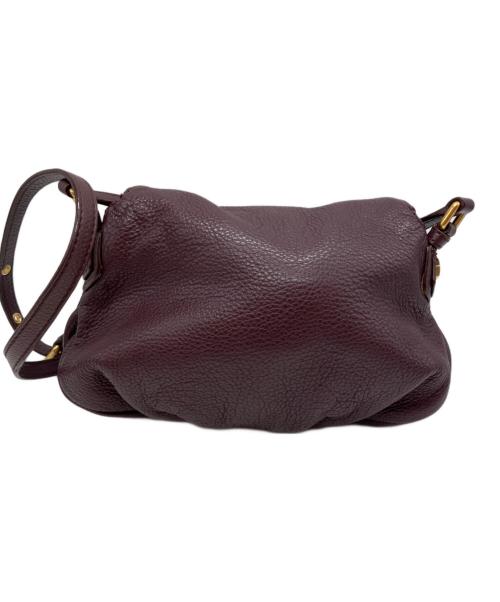 Marc by Marc Jacobs（マークバイマークジェイコブス）Marc by Marc Jacobs (マークバイマークジェイコブス) ショルダーバッグ ボルドーの古着・服飾アイテム