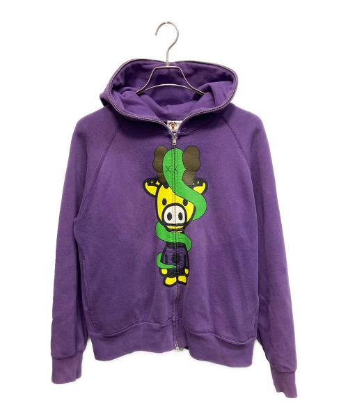 BABY MiLO（ベビーマイロ）BABY MiLO (ベビーマイロ) ジップパーカー パープル サイズ:Sの古着・服飾アイテム