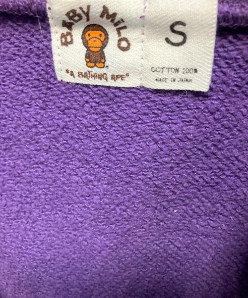 BABY MiLO（ベビーマイロ）BABY MiLO (ベビーマイロ) ジップパーカー パープル サイズ:Sの古着・服飾アイテム