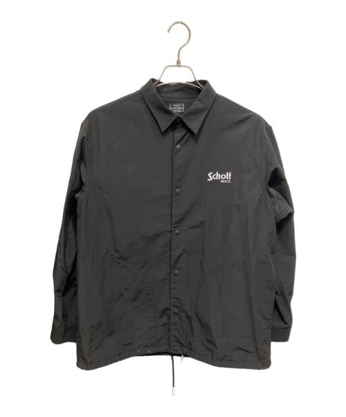 Schott（ショット）Schott (ショット) コーチジャケット ブラック サイズ:Sの古着・服飾アイテム