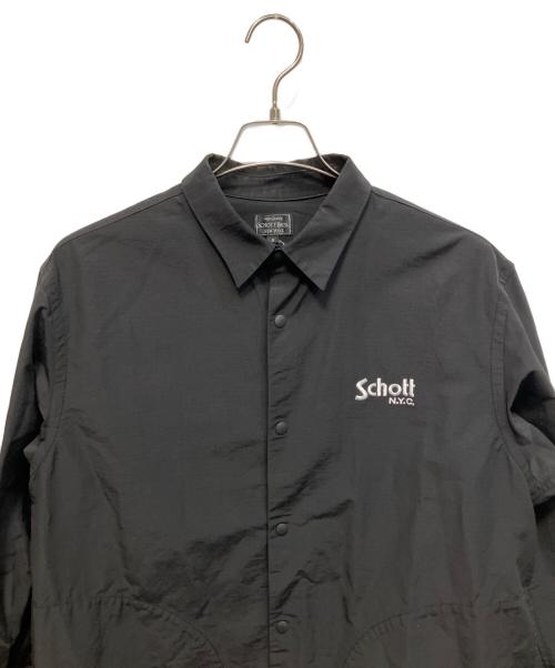 Schott（ショット）Schott (ショット) コーチジャケット ブラック サイズ:Sの古着・服飾アイテム