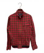 FRED PERRYフレッドペリー）の古着「マックィーン タータン シャツジャケット」｜レッド