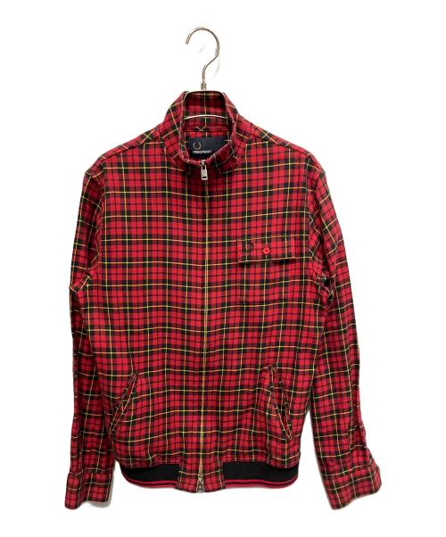 FRED PERRY（フレッドペリー）FRED PERRY (フレッドペリー) マックィーン タータン シャツジャケット レッド サイズ:Sの古着・服飾アイテム