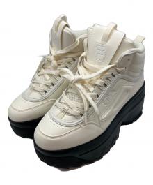 FILA（フィラ）の古着「ディスラプターⅡウェッジミッド」｜ベージュ
