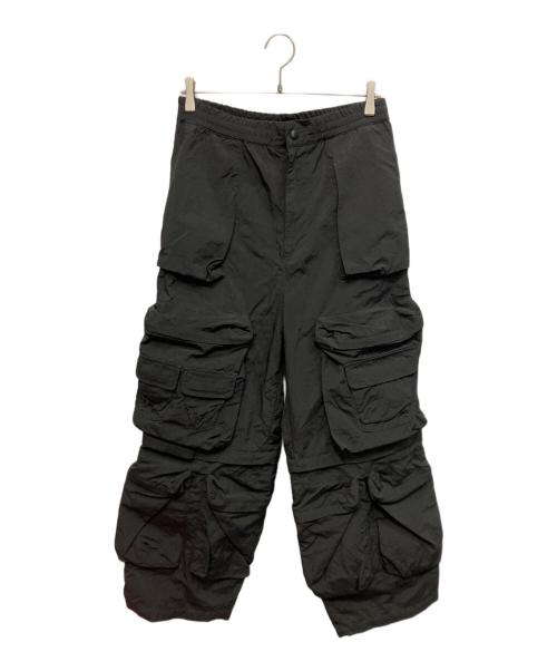 DIESEL（ディーゼル）DIESEL (ディーゼル) P-STAIND ナイロンカーゴパンツ ブラック サイズ:46の古着・服飾アイテム