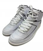 NIKEナイキ）の古着「AIR JORDAN 2 RETRO スニーカー」｜ホワイト×グレー