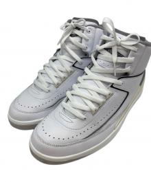 NIKE（ナイキ）の古着「AIR JORDAN 2 RETRO スニーカー」｜ホワイト×グレー