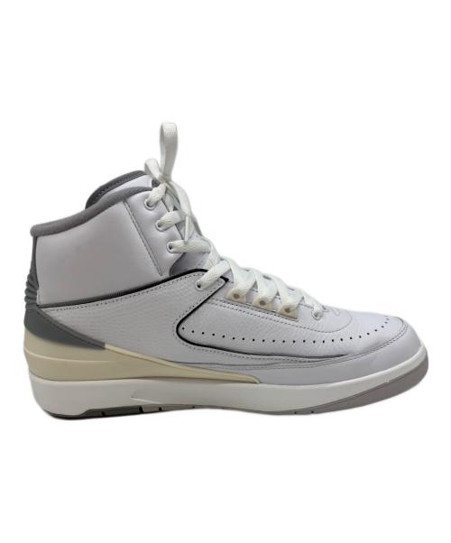 NIKE（ナイキ）NIKE (ナイキ) AIR JORDAN 2 RETRO スニーカー ホワイト×グレー サイズ:27cmの古着・服飾アイテム
