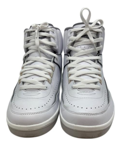 NIKE（ナイキ）NIKE (ナイキ) AIR JORDAN 2 RETRO スニーカー ホワイト×グレー サイズ:27cmの古着・服飾アイテム