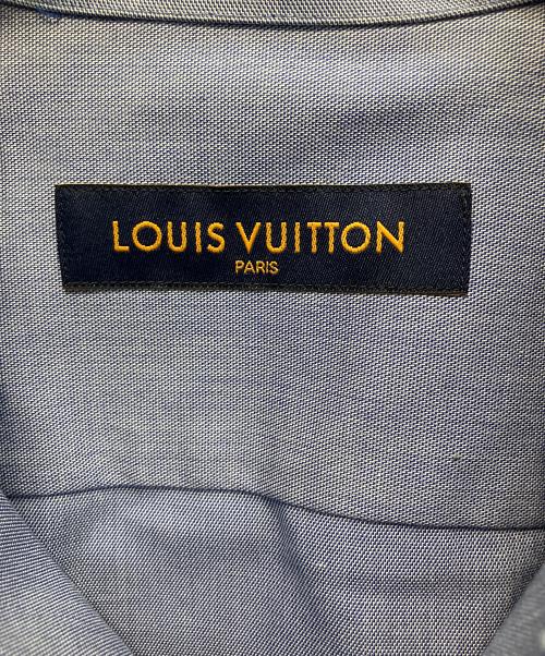 LOUIS VUITTON（ルイ ヴィトン）LOUIS VUITTON (ルイ ヴィトン) 23SS Graphic Print Shirt 長袖シャツ ブルー サイズ:Sの古着・服飾アイテム