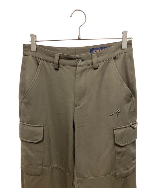 LOUIS VUITTON（ルイ ヴィトン）LOUIS VUITTON (ルイ ヴィトン) 23SS パネルカーゴパンツ カーキ サイズ:36の古着・服飾アイテム