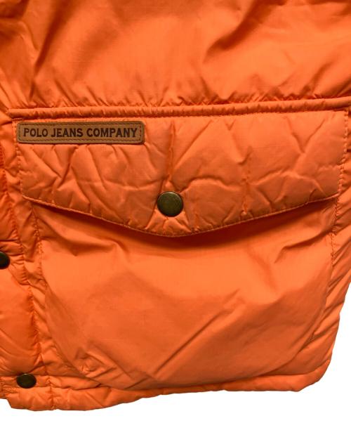 POLO JEANS CO.（ポロジーンズカンパニー）POLO JEANS CO. (ポロジーンズカンパニー) 90-00sダウンベスト オレンジ サイズ:Sの古着・服飾アイテム