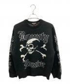 BOUNTY HUNTER×SUPREMEバウンティハンター×シュプリーム）の古着「23AW 厚手ニット」｜ブラック