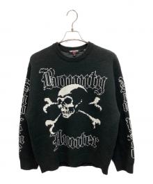 BOUNTY HUNTER×SUPREME（バウンティハンター×シュプリーム）の古着「23AW 厚手ニット」｜ブラック