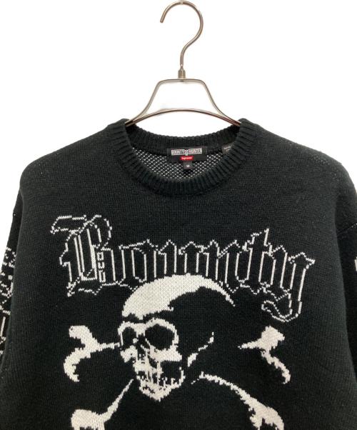 BOUNTY HUNTER（バウンティハンター）BOUNTY HUNTER (バウンティハンター) SUPREME (シュプリーム) 23AW 厚手ニット ブラック サイズ:Mの古着・服飾アイテム