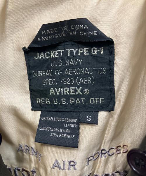 AVIREX（アヴィレックス）AVIREX (アヴィレックス) U'S NAVY (ユーエスネイビー) TYPE G-1ジャケット ブラック サイズ:Sの古着・服飾アイテム